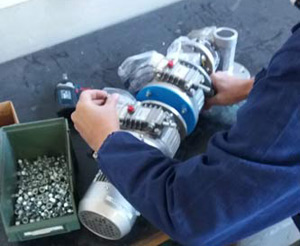 Assembly and pre-assembly of industrial machinery