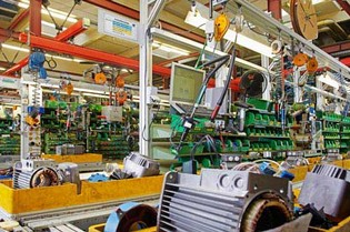 Mechanical assembly on automatic industrial machine