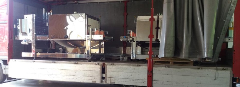Transfer of industrial plants and automated machinery. Dismantling and reassembly of industrial machinery in another location