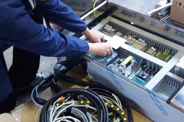 Wiring of electrical panels and on-board machines Electrical panel construction. On-board machine wiring